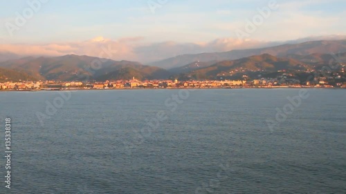 Ligurian coast. Albisola-Marina, Savona, Italy photo