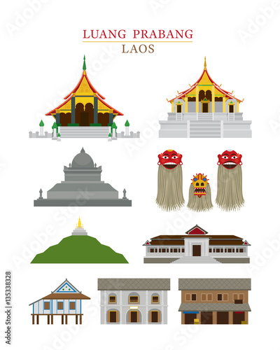 Luang Prabang, Laos, Landmarks Objects, Culture, Travel and Tourist Attraction