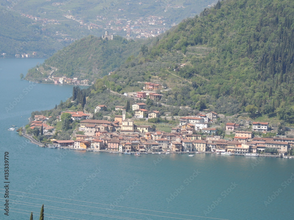 Lago d'Iseo - Sulzano, panorama