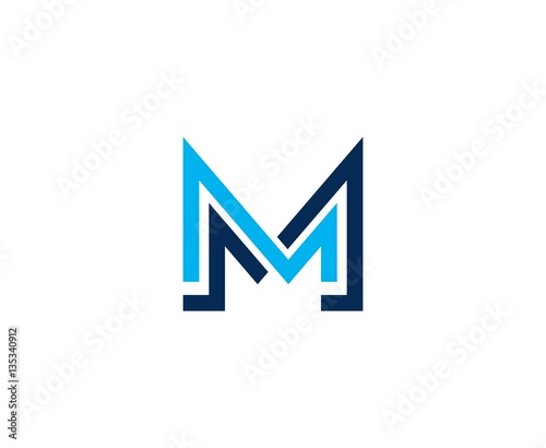 M logo letter