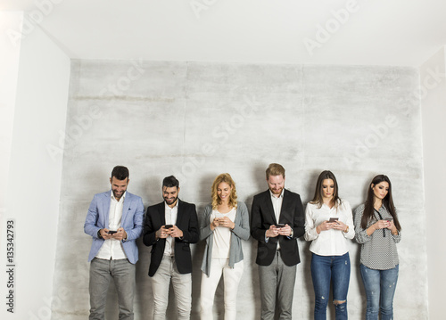 Young business people with ...