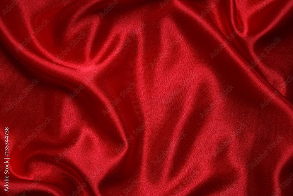 Red cloth waves background texture. Red cloth waves background texture.