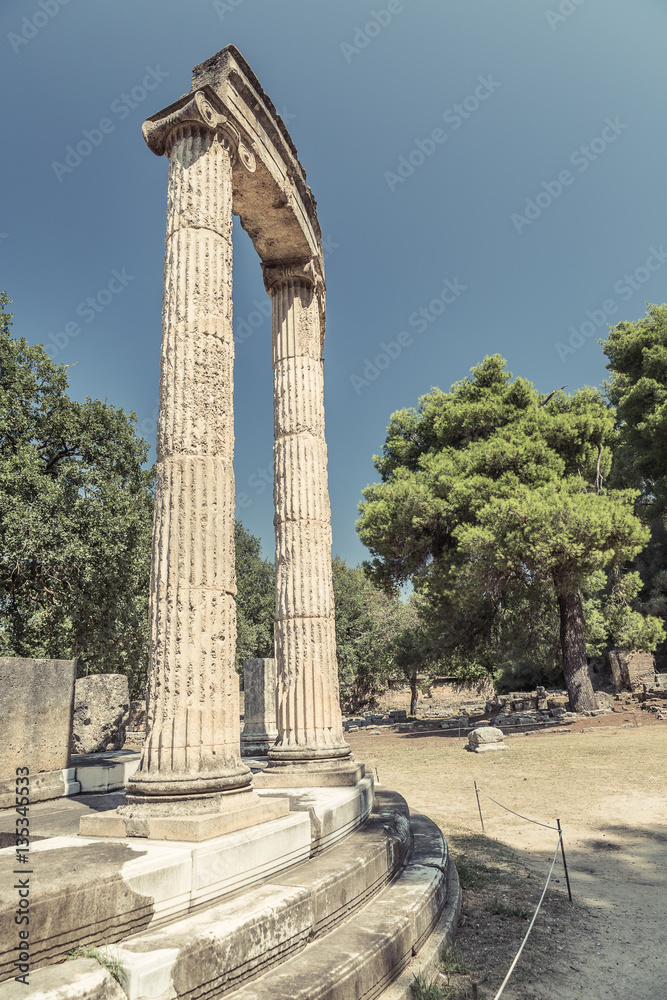 Ruin in Olympia - Sanctuary of ancient Greece