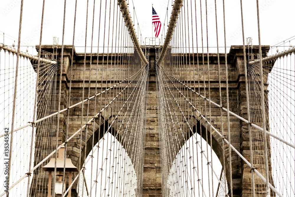 Fototapeta premium Brooklyn Bridge Detail