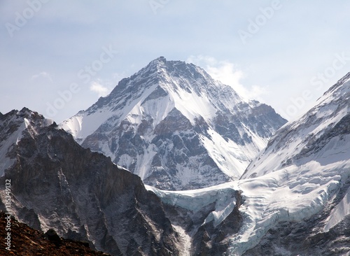 Mount Changtse  Tibetan mount near mt. Everest  Nepal