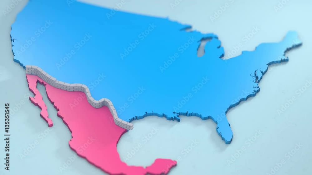 US Mexico border wall construction, homeland security, illegal