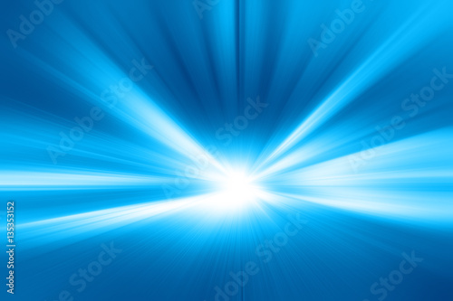 Abstract image of high speed on the road in tunnel.