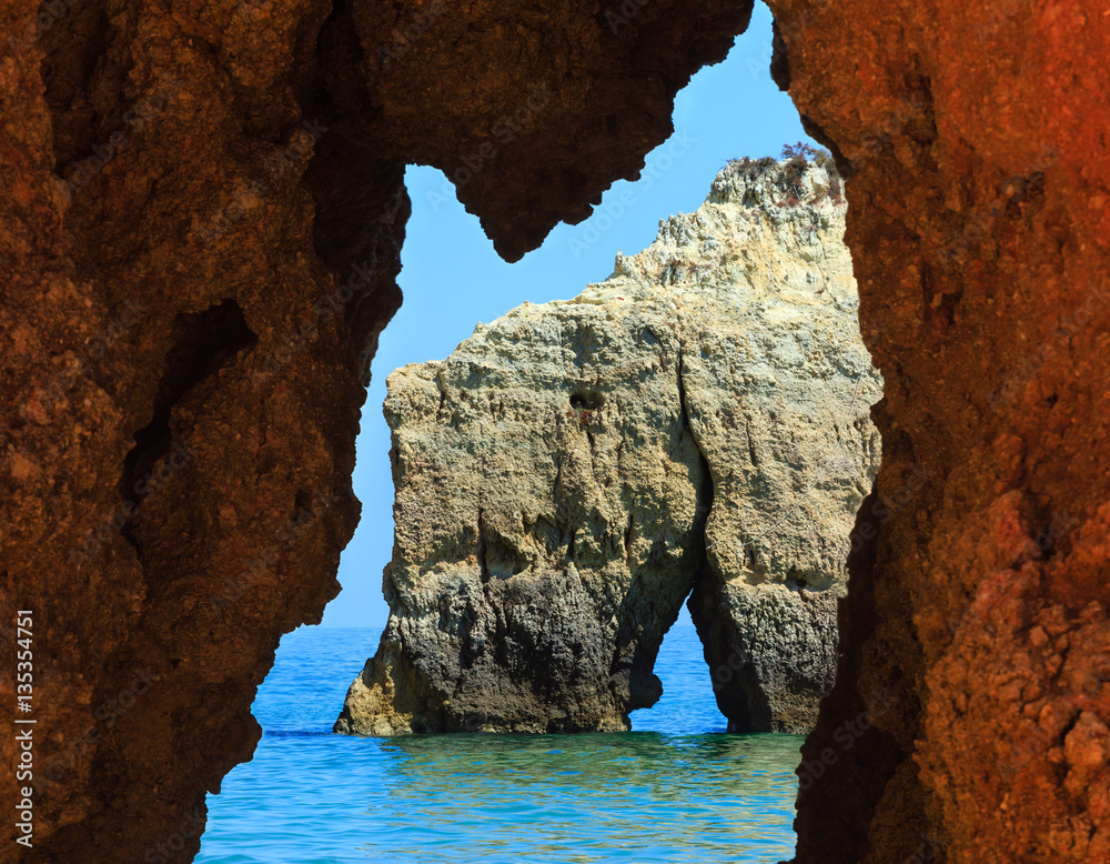 Rocks near beach (Algarve, Portugal)