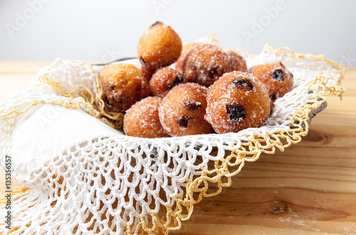 Italian carnival cakes. photo