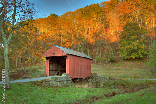 Old Red or Walkersville Covered Bridge. © Photography by Jack