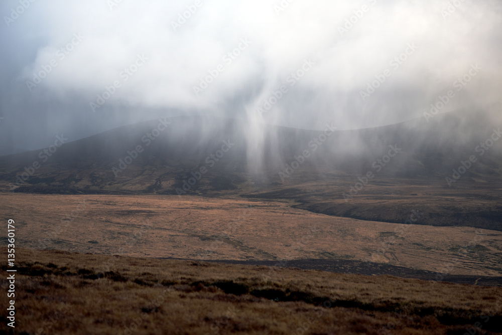 weather breakdown - Wicklow Mountains - Ireland
