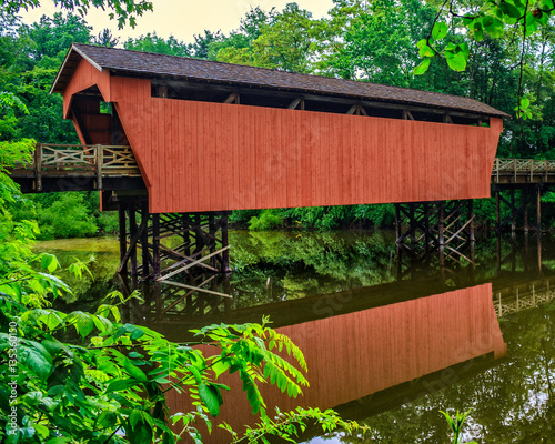 Shaeffer Covered Bridge Ohio photo
