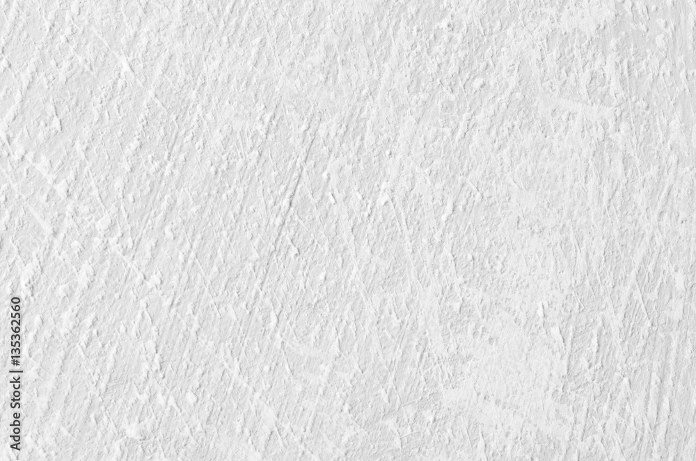 Obraz premium close up painted white wall texture