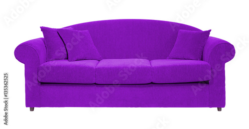cool violet sofa