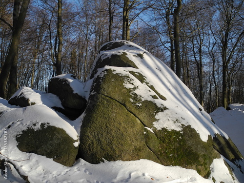 Felsenmeer bei Reichenbach im Odenwald photo