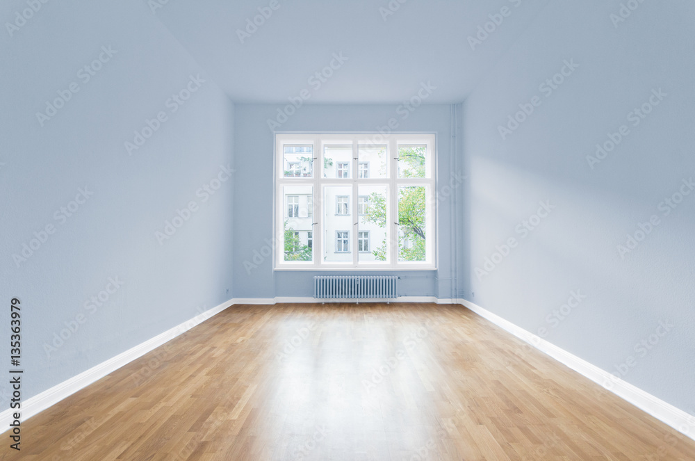 Obraz premium new home, empty room , painted walls