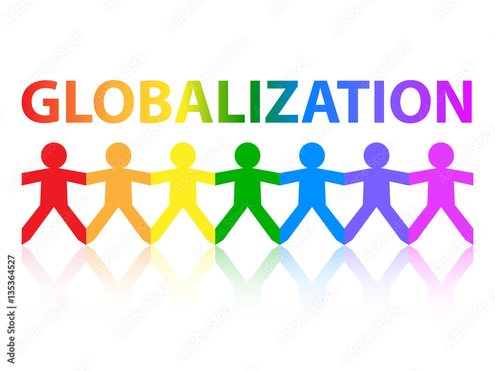 Globalization Paper People Rainbow Globalization Paper People Rainbow
