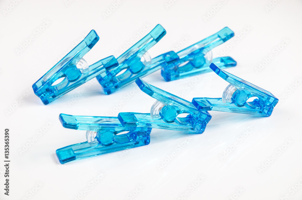 Blue clothespin Blue clothespin