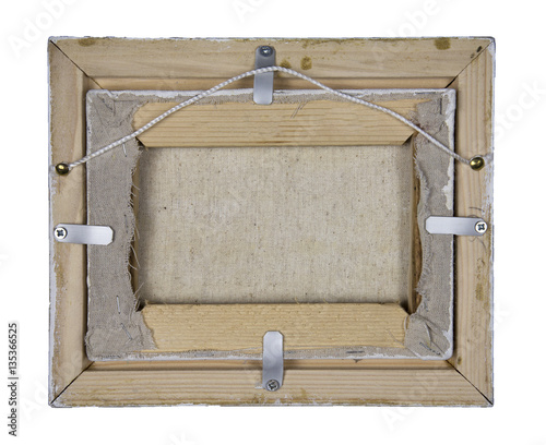picture back frame isolated