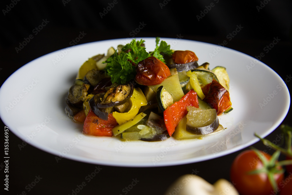 Baked vegetables Baked vegetables