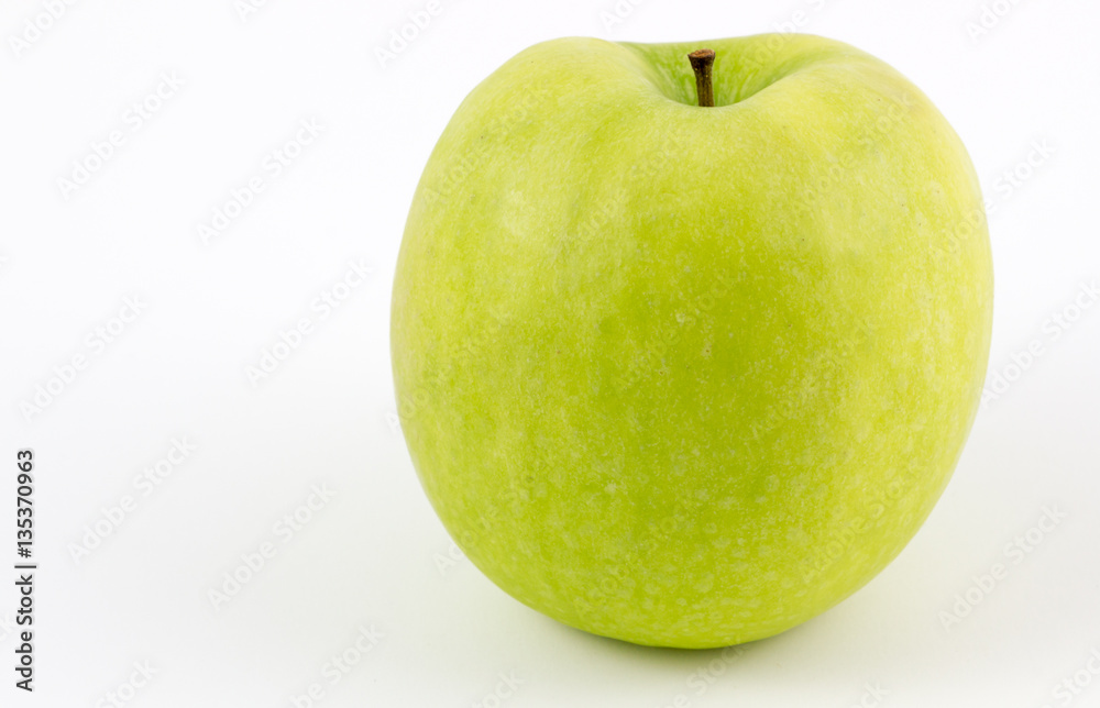 Fresh Green apple isolated on white background. Fresh Green apple isolated on white background.