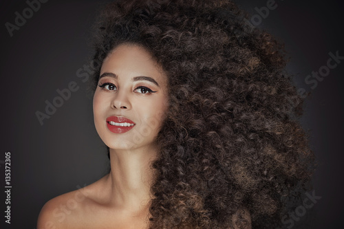 Beauty portrait of african girl.