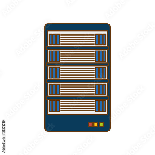 web hosting related icons image vector illustration design