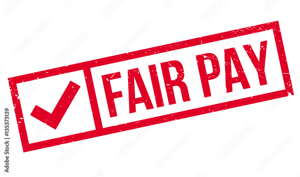 Fair Pay rubber stamp. Grunge design with dust scratches. Effects can be easily removed for a clean, crisp look. Color is easily changed. Fair Pay rubber stamp. Grunge design with dust scratches. Effects can be easily removed for a clean, crisp look. Color is easily changed.
