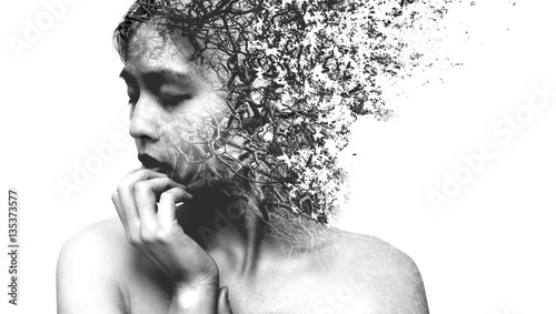 double exposure portraits 