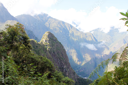Nice landscape with mountains in Peru South, America