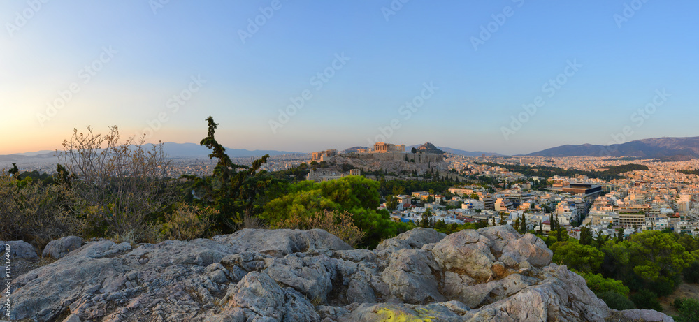 Fototapeta premium Athens, panorama of the city