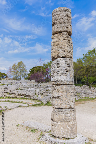 Paestum ruins in Italy