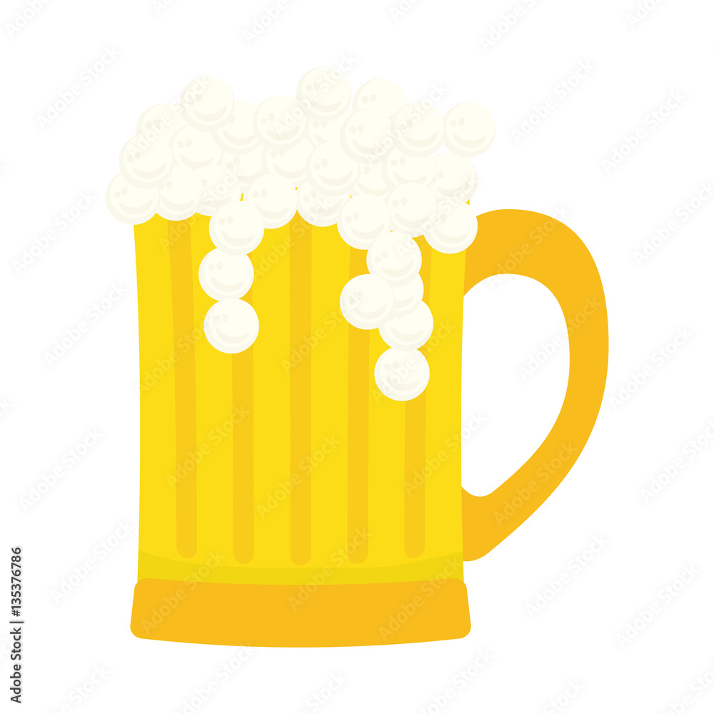 glass beer icon image design, vector illustration glass beer icon image design, vector illustration