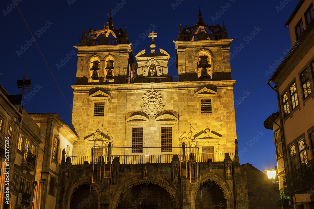 Braga Cathedral at dawn