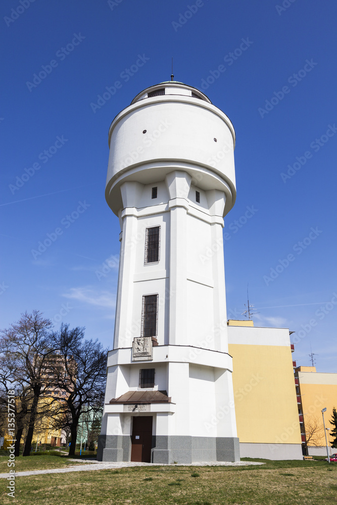 Historic water tower in Breclav