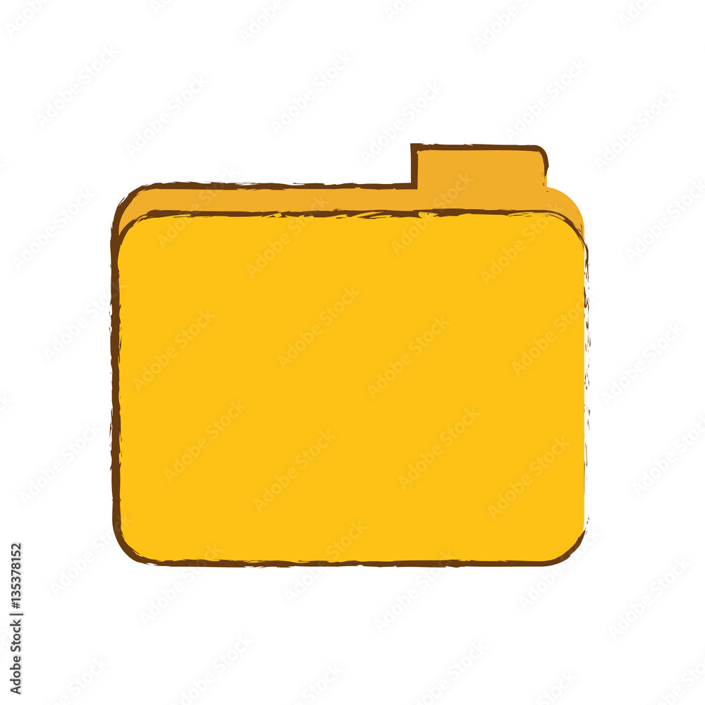 file folder icon image sketch style vector illustration design file folder icon image sketch style vector illustration design