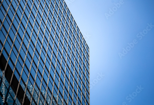 windows of business building in Hong Kong 