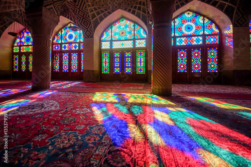 Nasir ol Molk Mosque is a traditional mosque in Shiraz, Iran(Pin