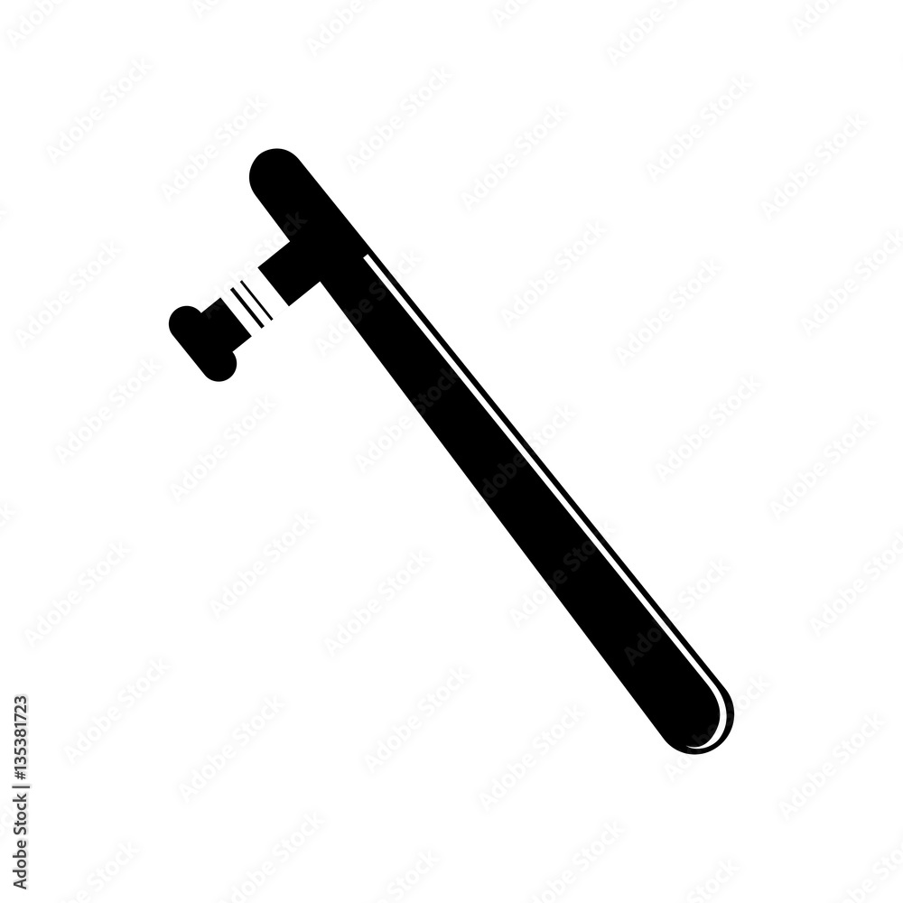 police baton icon image vector illustration design police baton icon image vector illustration design