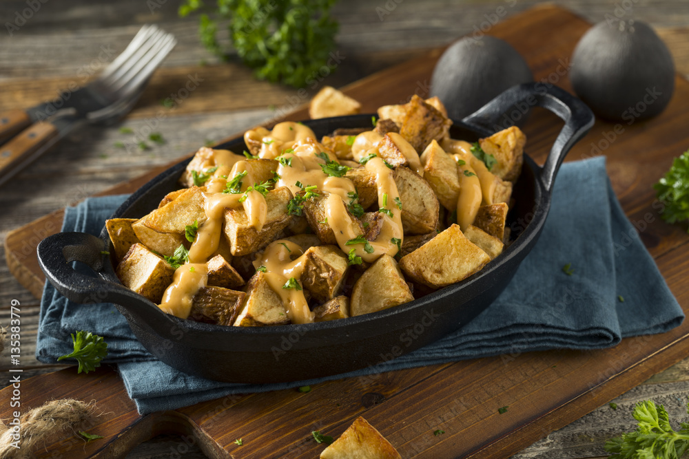 Homemade Fried Spanish Patatas Bravas Homemade Fried Spanish Patatas Bravas