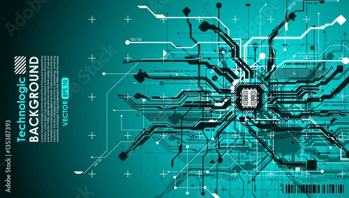 hi tech circuits fantastic absract background cyberpunk cyber pay