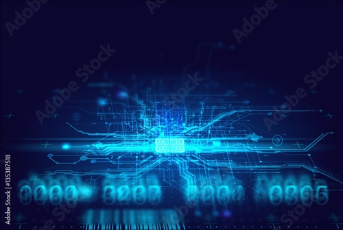 hi tech circuits fantastic absract background cyberpunk cyber pay