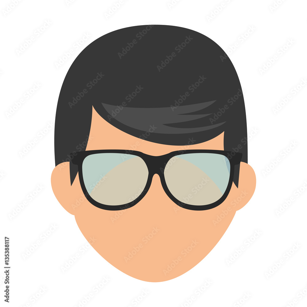 young man character icon vector illustration design young man character icon vector illustration design