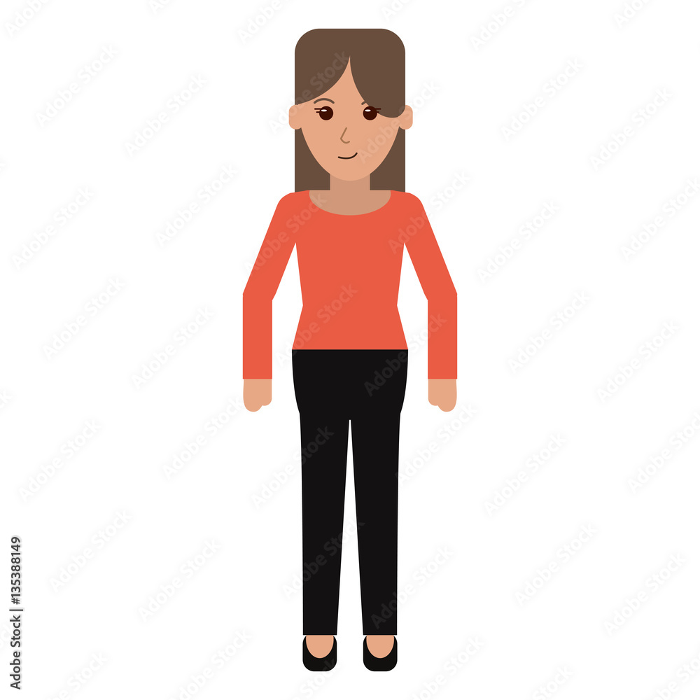 woman beauty casual clothes vector illustration eps 10 woman beauty casual clothes vector illustration eps 10