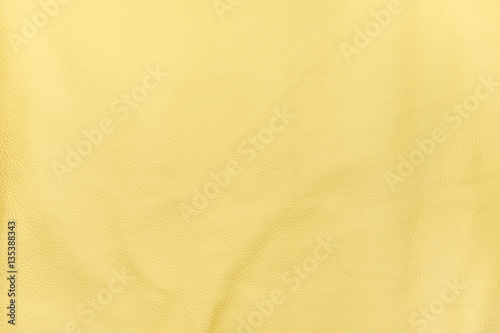 Yellow color leather texture background