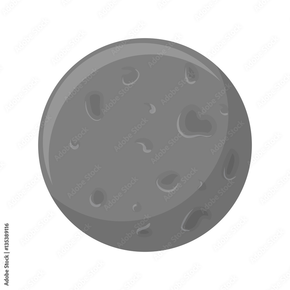 Obraz premium Planet of the solar system vector illustration design
