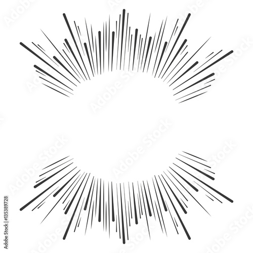 sun burst frame design
