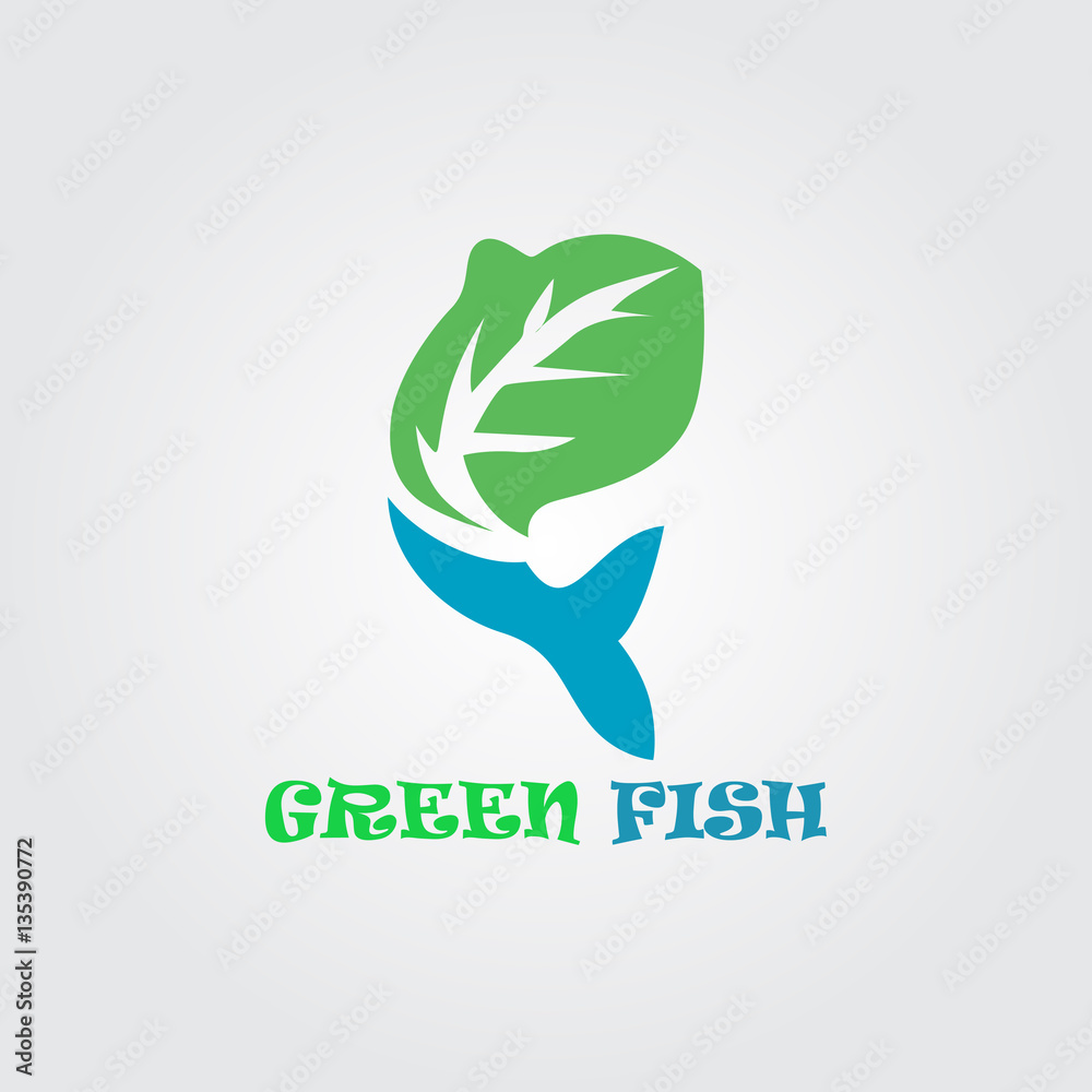 Green Fish Logo Stock Vektorgrafik Adobe Stock green-fish-logo-stock-vektorgrafik-adobe-stock