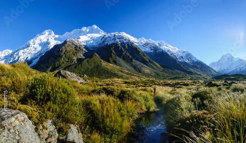 Mount Cook,Hooker Valley Track, New Zealand photo