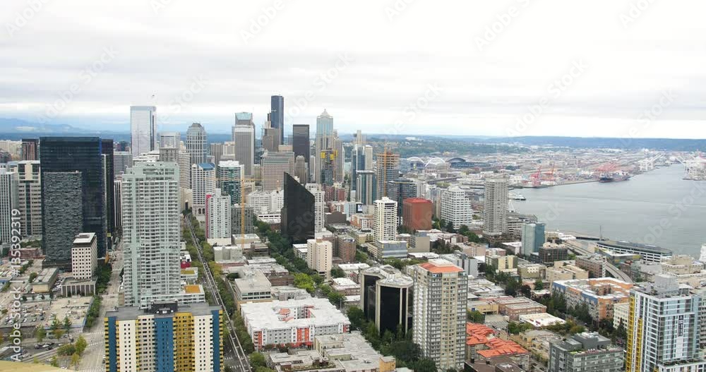 Seattle Downtown Cityscape - Buildings & Skyscrapers Seattle Downtown Cityscape - Buildings & Skyscrapers